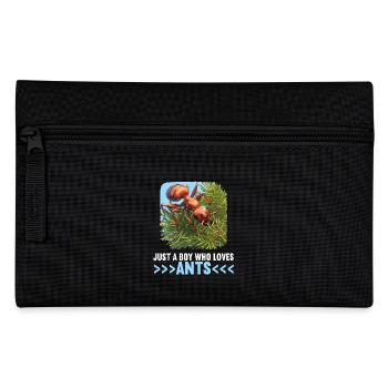 Ant Ameisen Ameise - Federtasche - Schwarz - Vorne