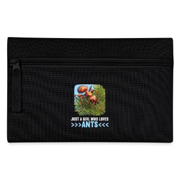 Ant Ameisen Ameise - Federtasche - Schwarz - Vorne