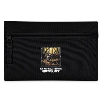 Ant Ameisen Ameise - Federtasche - Schwarz - Vorne