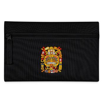 Aztec God Ancient Mythology Xipe Totec - Pencil Case - black - Front