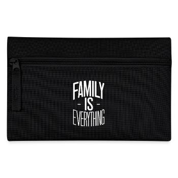 Family Is Everything – Colorful and Important - Pencil Case - black - Front
