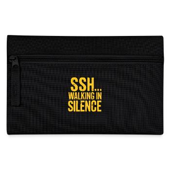 SSH... Walk In Silence - Tendance de la marche silencieuse - Trousse - noir - Devant