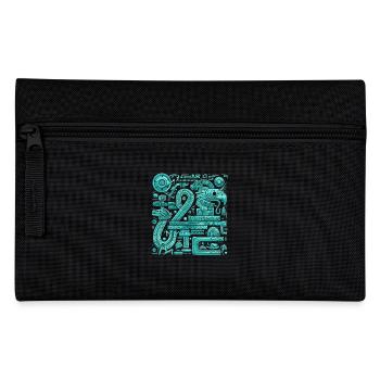 Aztec God Ancient Mythology Quetzalcoatl - Pencil Case - black - Front