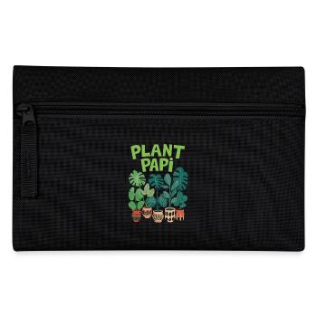 Plant Papi - Stilvolle Pflanzenliebhaber Design - Federtasche - Schwarz - Vorne
