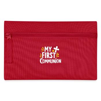 Mon souvenir de célébration de la première communion - Trousse - rouge - Devant