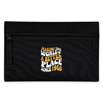 1968 Anniversaire Vintage Hippie Groovy - Trousse - noir - Devant