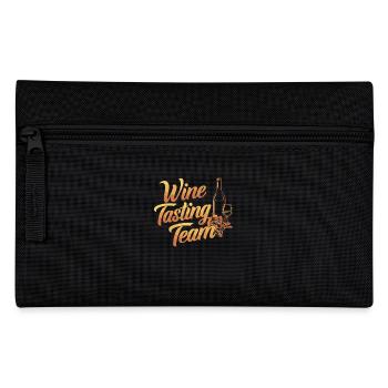 Wine Tasting Team Joy Wine Lovers - Pencil Case - black - Front