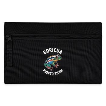 Boricua Puerto Rican Coqui Puerto Rico Frog - Pencil Case - black - Front
