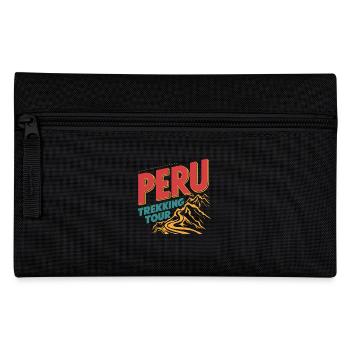 Peru Trekking Tour Adventure Mountain Scenery - Pencil Case - black - Front