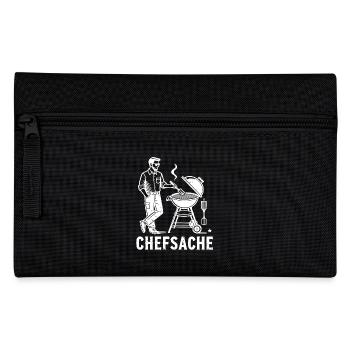 Grillen Chefsache - Federtasche - Schwarz - Vorne