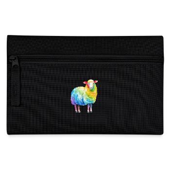 Buntes Schaf - Rainbow Sheep Farm Animal Farmer - Pencil Case - black - Front
