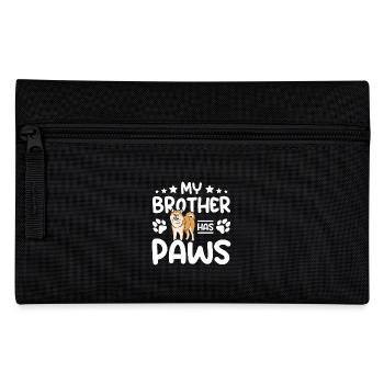 My Akita brother has paws - Pencil Case - black - Front