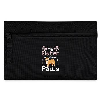 My Akita sister has paws - Pencil Case - black - Front