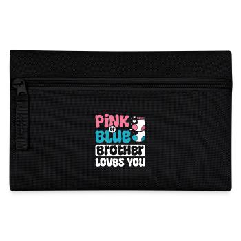 Pink or blue brother loves you - Federtasche - Schwarz - Vorne