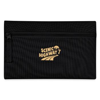 Scenic Highway 7 Retro Roadtrip Abenteuer - Federtasche - Schwarz - Vorne