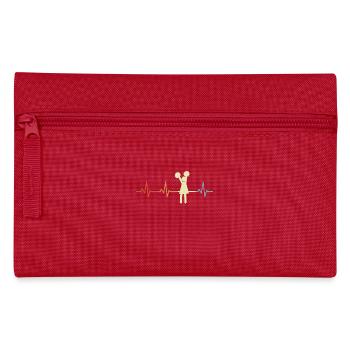 Cheerleader Heart Line - Pencil Case - red - Front