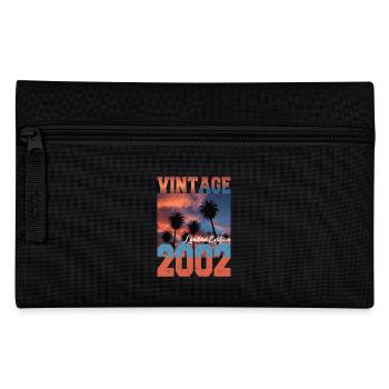 2002 Vintage Limited Edition Palmen Geboren 2002 - Federtasche - Schwarz - Vorne