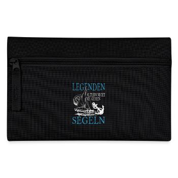 Legenden altern nicht sie gehen Segeln - Federtasche - Schwarz - Vorne