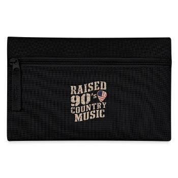 Raised 90's Country Music Lover - Pencil Case - black - Front