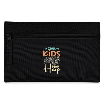 Children Cool kids play Harp - Pencil Case - black - Front