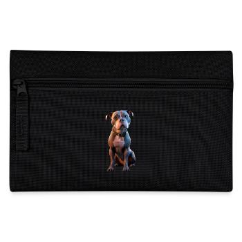 Pitbull Bulldog Pittie American Pitbull Terrier - Pencil Case - black - Front