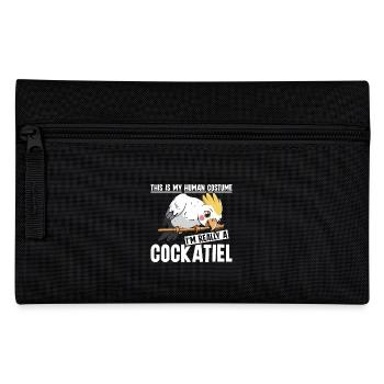 C’est mon costume humain, je suis vraiment un Cockatiel - Trousse - noir - Devant