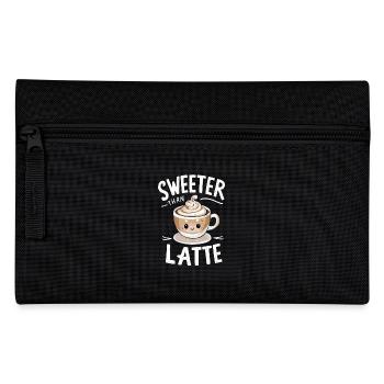Barista Sweeter Than Latte - Federtasche - Schwarz - Vorne