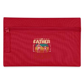 Vintage Tel père tel fils faire de la moto tout-terrain - Trousse - rouge - Devant
