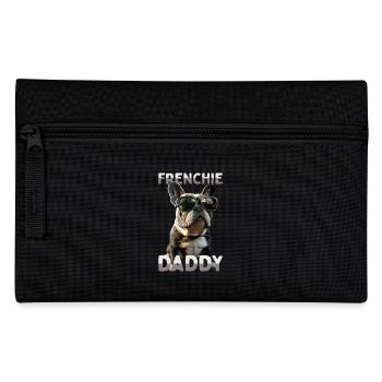 Frenchie Daddy Dad Father's Day Great Dane - Pencil Case - black - Front