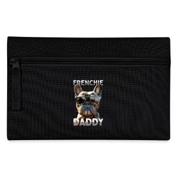 Frenchie Daddy Dad Father's Day Great Dane - Pencil Case - black - Front