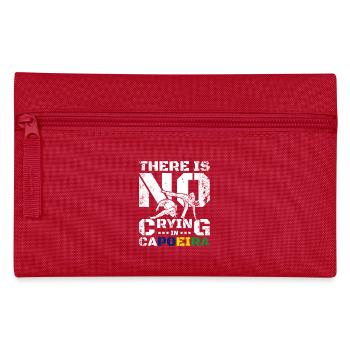 There is no crying in Capoeira - Federtasche - Rot - Vorne