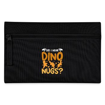 Dino Chicken Nugget : est-ce que j’ai entendu des nugs de dinosaures ? - Trousse - noir - Devant