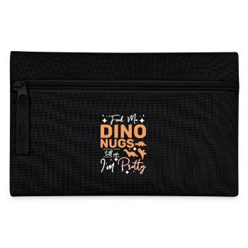 Nourris-moi des pépites de dinosaure dis-moi que je suis jolie - Trousse - noir - Devant