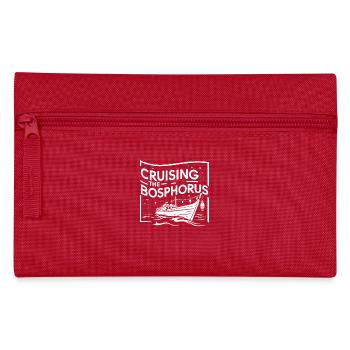 Kreuzfahrt auf dem Bosporus Souvenir - Federtasche - Rot - Vorne