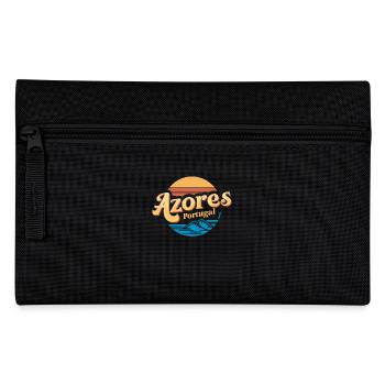 Azores Portugal Souvenir Retro Design - Pencil Case - black - Front