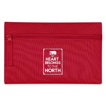 Souvenir de l’Islande Mon cœur appartient au Nord - Trousse - rouge - Devant