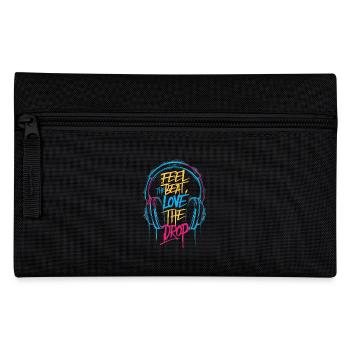 Feel The Beat, Love The Drop DJ Design - Pencil Case - black - Front