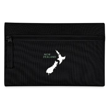 New Zealand Souvenir Karte Neuseeland - Federtasche - Schwarz - Vorne