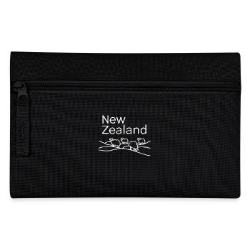 Souvenir Nouvelle-Zélande - Moutons à la campagne - Trousse - noir - Devant