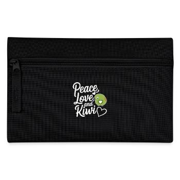 Peace, Love And Kiwi New Zealand Souvenir - Trousse - noir - Devant