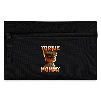 Yorkie Mommy Mama Muttertag Mom Yorkshire Terrier - Federtasche - Schwarz - Vorne