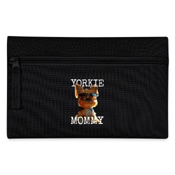 Yorkie Mommy Mama Muttertag Mom Yorkshire Terrier - Federtasche - Schwarz - Vorne