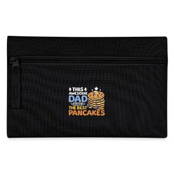 Fête des pères Ce papa fait les meilleures crêpes - Trousse - noir - Devant