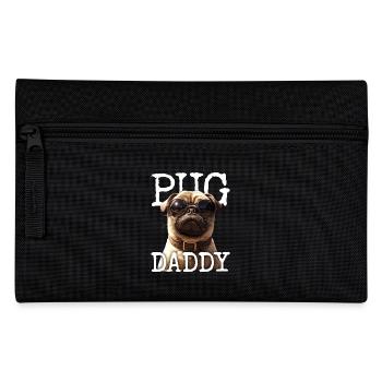 Carlin Papa Carlin Papa Fête des Pères Carlin Papa Mignon Carlin - Trousse - noir - Devant