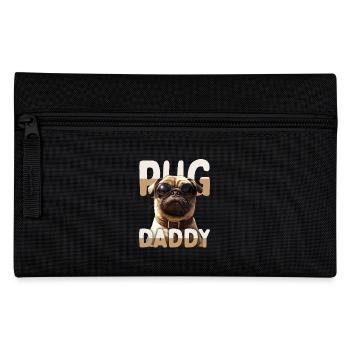 Carlin Papa Carlin Papa Fête des Pères Carlin Papa Mignon Carlin - Trousse - noir - Devant