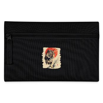 80er Jahre Retro Japanischer Tiger - Federtasche - Schwarz - Vorne