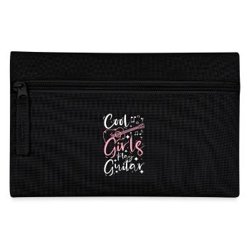 Cool girls play guitar - Pencil Case - black - Front