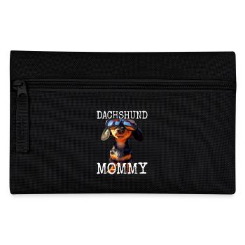 Dachshund Mommy Viennese Mom Dachshund Mom Mother's Day - Pencil Case - black - Front