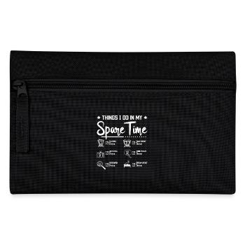 Things I do in my spare time playing Timpani - Pencil Case - black - Front