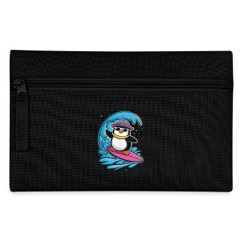 Surf Pingouin Vagues Aventure Fun - Trousse - noir - Devant